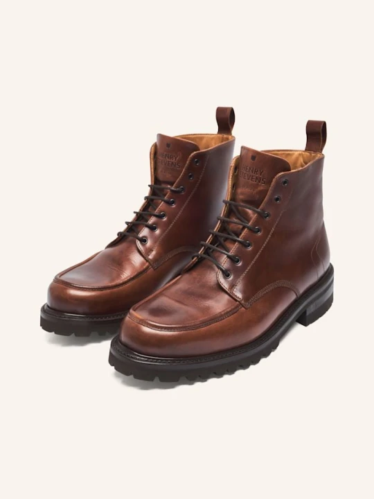 Zdjęcie produktu Henry Stevens Botki Sznurowane Harry nb5 braun BRĄZOWY