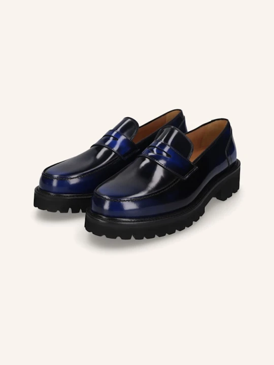 Zdjęcie produktu Henry Stevens Loafersy Haywood Pl blau GRANATOWY