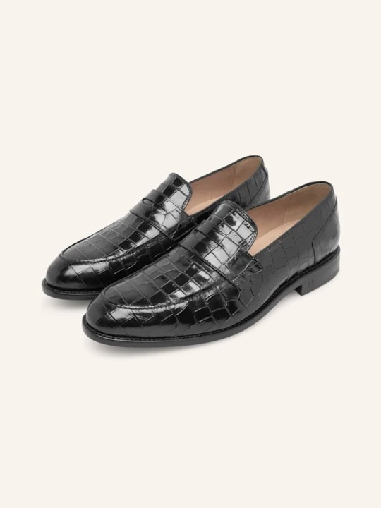 Zdjęcie produktu Henry Stevens Loafersy Marshall Pl schwarz CZARNY