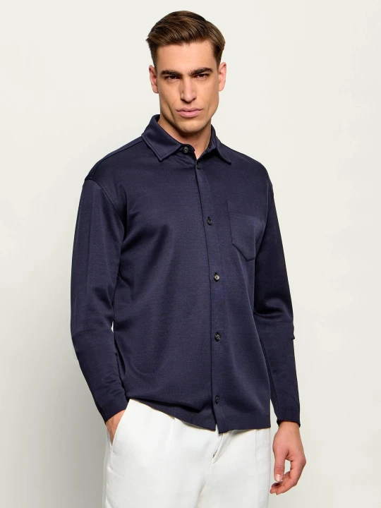 Zdjęcie produktu Herno Koszula | Regular Fit granatowy