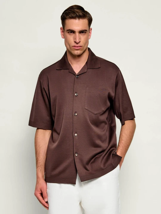 Zdjęcie produktu Herno Koszula | Relaxed fit brązowy