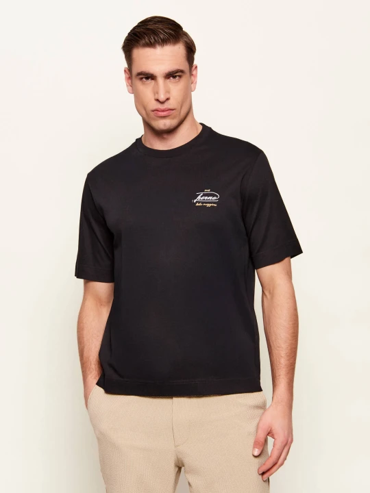 Zdjęcie produktu Herno T-shirt | Regular Fit czarny