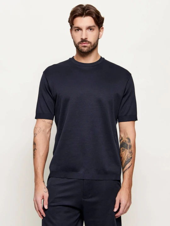 Zdjęcie produktu Herno T-shirt | Regular Fit granatowy