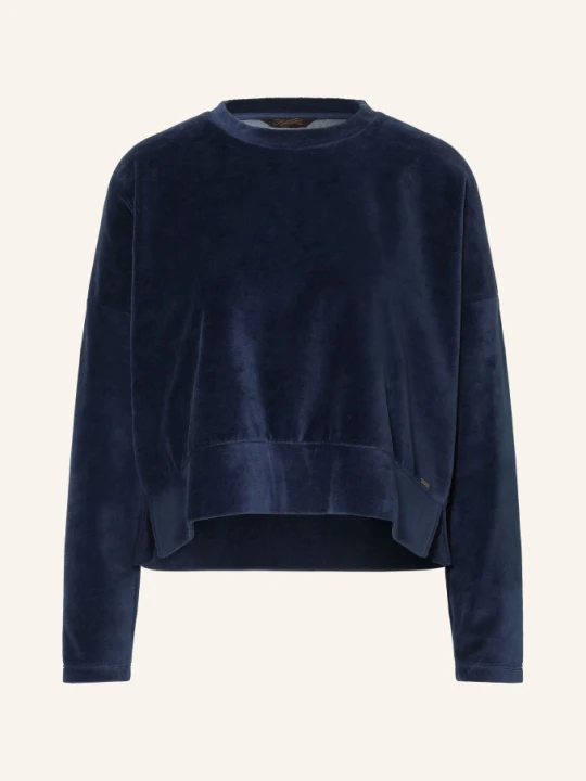 Zdjęcie produktu Herrlicher Bluza Sena Z Aksamitu blau GRANATOWY
