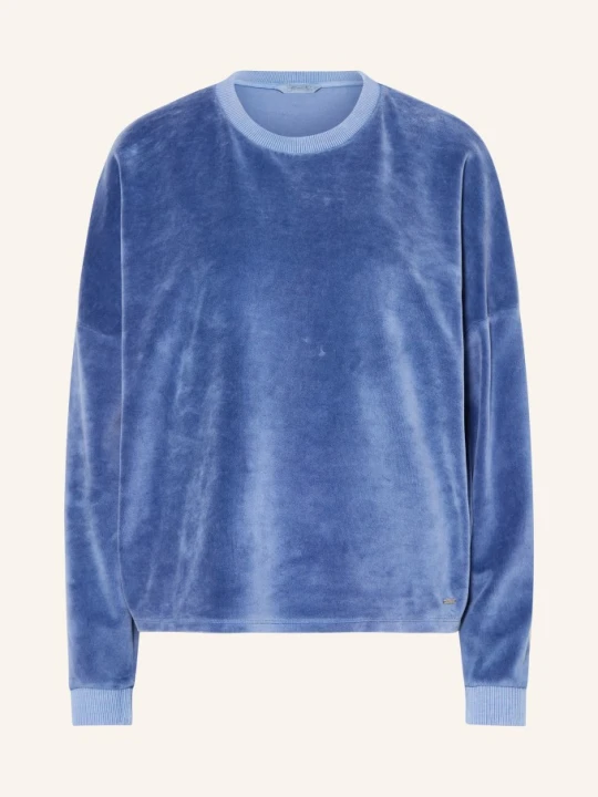Zdjęcie produktu Herrlicher Bluza Smila Z Aksamitu blau NIEBIESKI