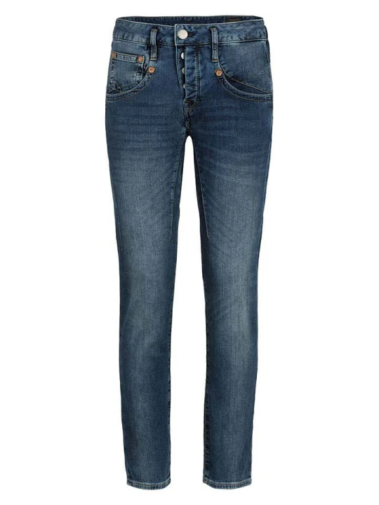 Zdjęcie produktu Herrlicher Dżinsy "Shyra" - Slim fit - w kolorze granatowym rozmiar: W27