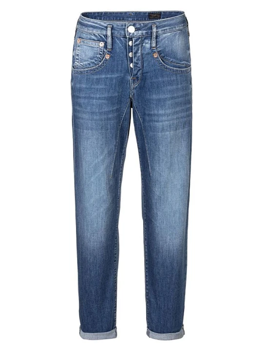 Zdjęcie produktu Herrlicher Dżinsy "Shyra" - Tapered fit - w kolorze niebieskim rozmiar: W25