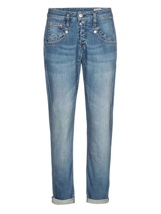 Zdjęcie produktu Herrlicher Dżinsy "Shyra" - Tapered fit - w kolorze niebieskim rozmiar: W30