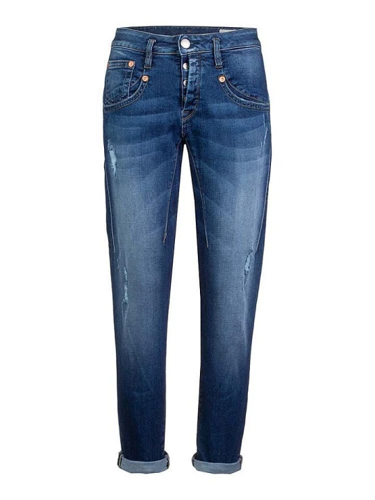 Zdjęcie produktu Herrlicher Dżinsy - Tapered fit - w kolorze granatowym rozmiar: W25
