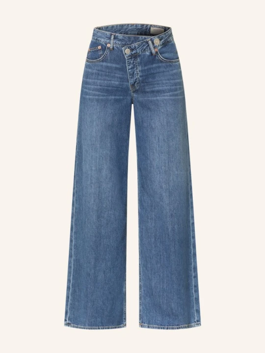 Zdjęcie produktu Herrlicher Dżinsy Z Rozszerzanymi Nogawkami Mäze blau 023 WORN
