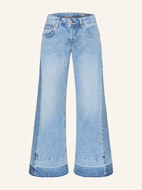 Zdjęcie produktu Herrlicher Dżinsy Z Szerokimi Nogawkami Edith blau 995 sky worn