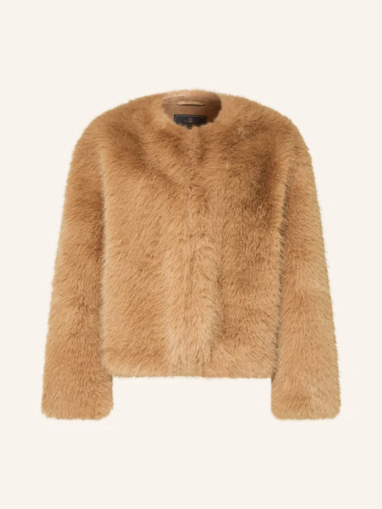 Zdjęcie produktu Herrlicher Kurtka Ze Sztucznego Futra Moja beige JASNOBRĄZOWY