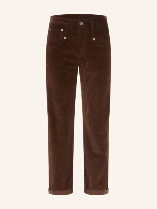Zdjęcie produktu Herrlicher Spodnie 7 / 8 Shyra Z Aksamitu braun CIEMNOBRĄZOWY