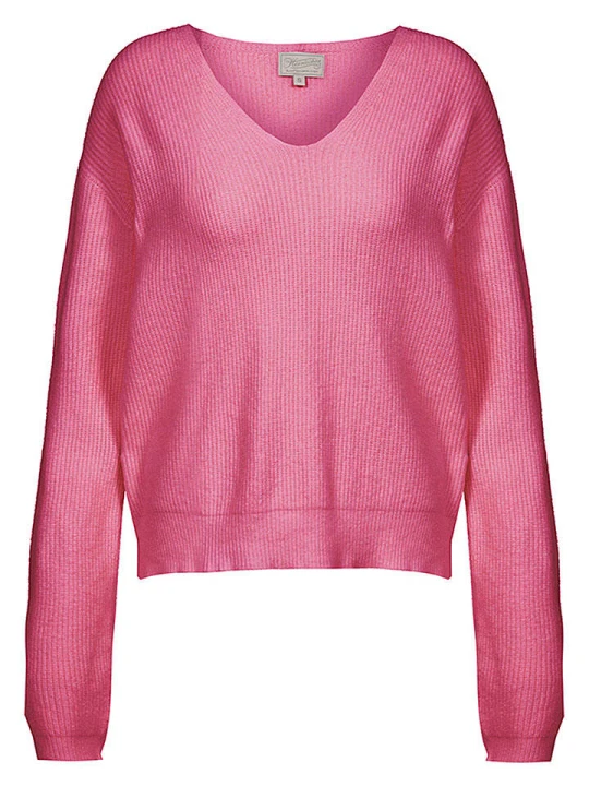 Zdjęcie produktu Herrlicher Sweter "Betti" w kolorze różowym rozmiar: XL