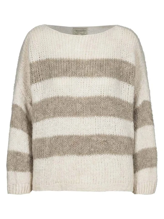 Zdjęcie produktu Herrlicher Sweter "Leena" w kolorze kremowym rozmiar: XL
