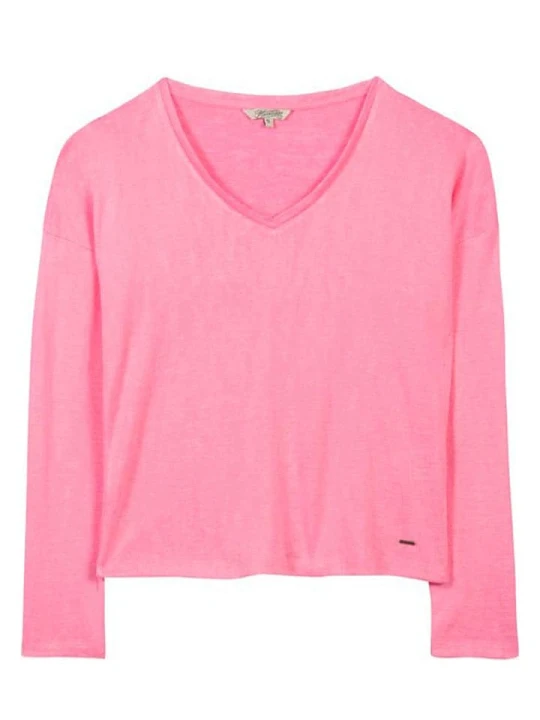 Zdjęcie produktu Herrlicher Sweter "Patti" w kolorze różowym rozmiar: XL
