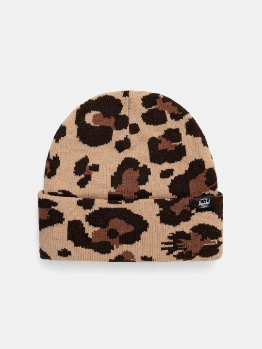 Zdjęcie produktu Herschel czapka beanie Elmer Graphic beżowy