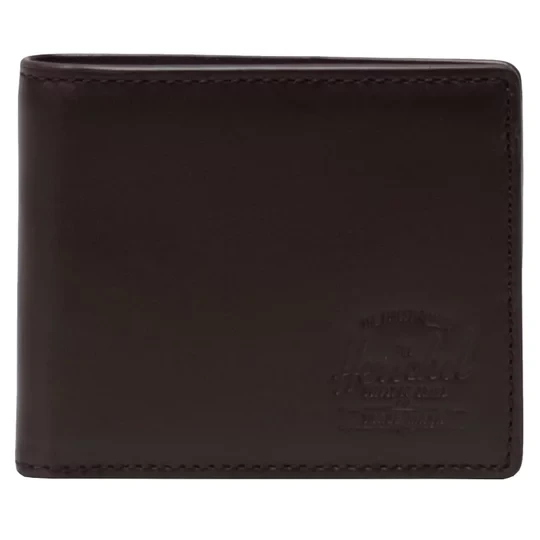 Zdjęcie produktu Herschel Hank Leather RFID Wallet 11151-04123, Unisex, Brązowe, portfele, skóra licowa, rozmiar: One size