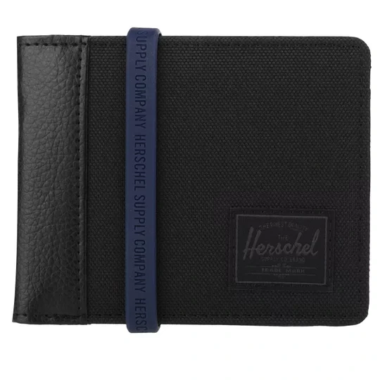 Zdjęcie produktu Herschel Hank RFID Wallet II 11150-00535, Unisex, Czarne, portfele, poliester, rozmiar: One size