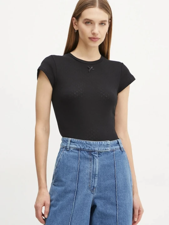Zdjęcie produktu Herskind t-shirt bawełniany Ludo czarny