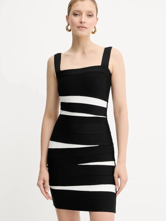 Zdjęcie produktu Herve Leger sukienka Eve Hervé Léger czarny