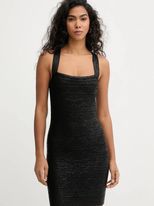 Zdjęcie produktu Herve Leger sukienka Imani Hervé Léger czarny