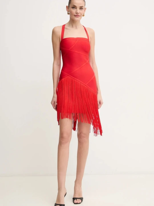 Zdjęcie produktu Herve Leger sukienka Josephine Hervé Léger czerwony