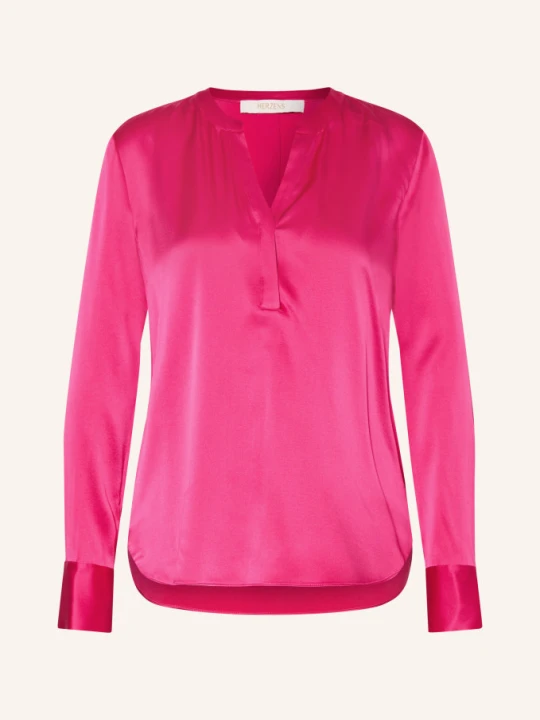 Zdjęcie produktu Herzens Bluzka Z Jedwabiu pink