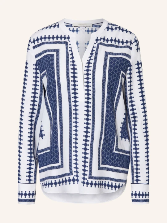 Zdjęcie produktu Herzens Jedwabna Bluzka blau