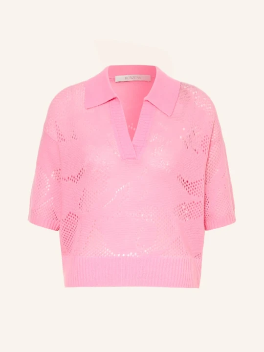 Zdjęcie produktu Herzens Sweter Z Kaszmiru rosa RÓŻOWY