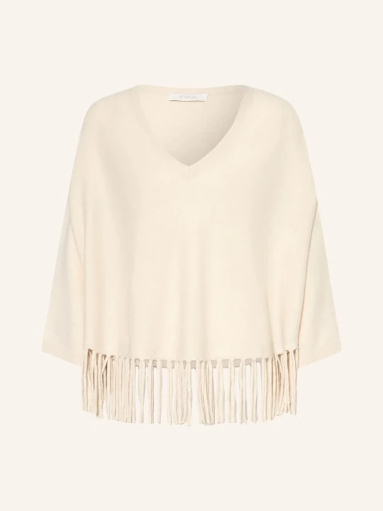 Zdjęcie produktu Herzens Sweter Z Kaszmiru Z Rękawami 3 / 4 beige ECRU