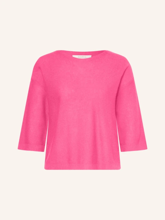 Zdjęcie produktu Herzens Sweter Z Kaszmiru Z Rękawami 3/4 pink