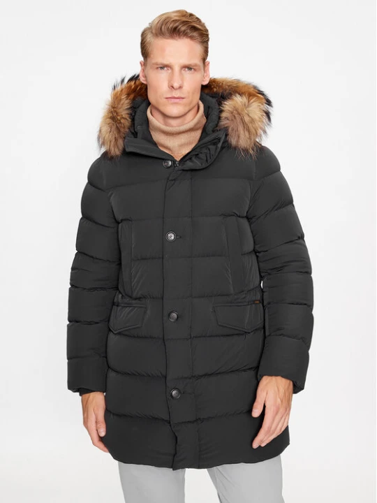 Zdjęcie produktu Hetregó Kurtka puchowa Parker 8K436M 23WU07 Czarny Regular Fit