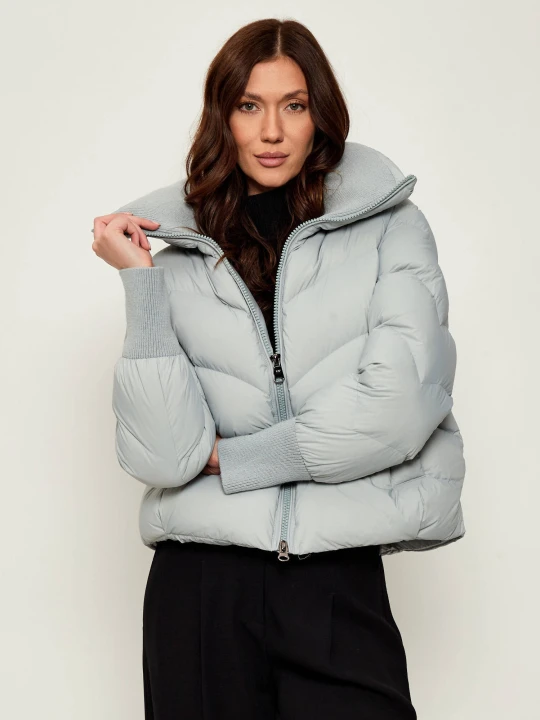 Zdjęcie produktu Hetrego Puchowa kurtka INARA | Oversize fit Hetregó szary