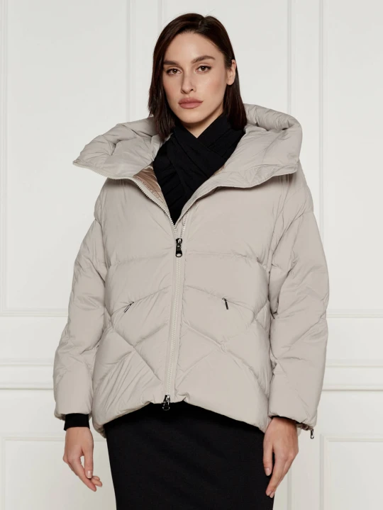 Zdjęcie produktu Hetrego Puchowa kurtka LEXIE | Oversize fit Hetregó szary