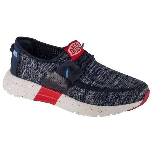 Zdjęcie produktu Hey Dude Scirocco M Sport Mode 40714-412, Męskie, Granatowe, buty sneakers, tkanina, rozmiar: 40