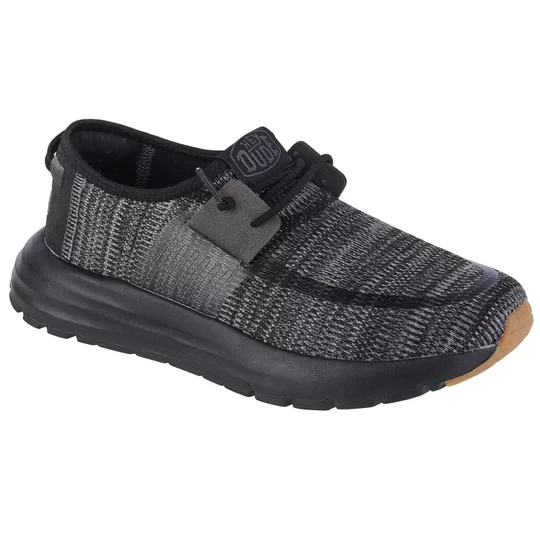 Zdjęcie produktu Hey Dude Sirocco 40140-0WM, Męskie, Czarne, buty sneakers, tkanina, rozmiar: 48