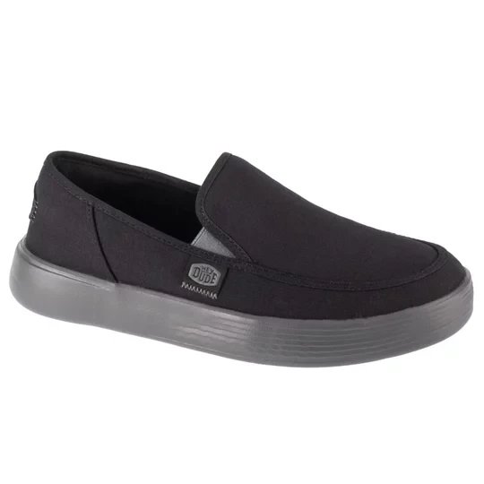 Zdjęcie produktu Hey Dude Sunapee M Canvas 41093-070, Męskie, Czarne, buty sneakers, tkanina, rozmiar: 43