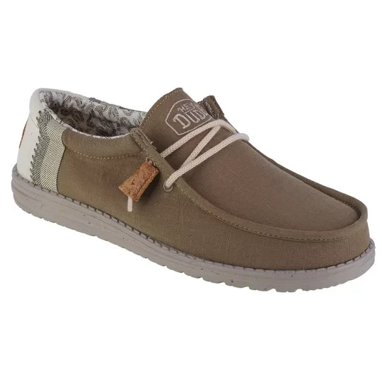 Zdjęcie produktu Hey Dude Wally Break Stitch 40015-3VG, Męskie, Zielone, buty sneakers, tkanina, rozmiar: 41