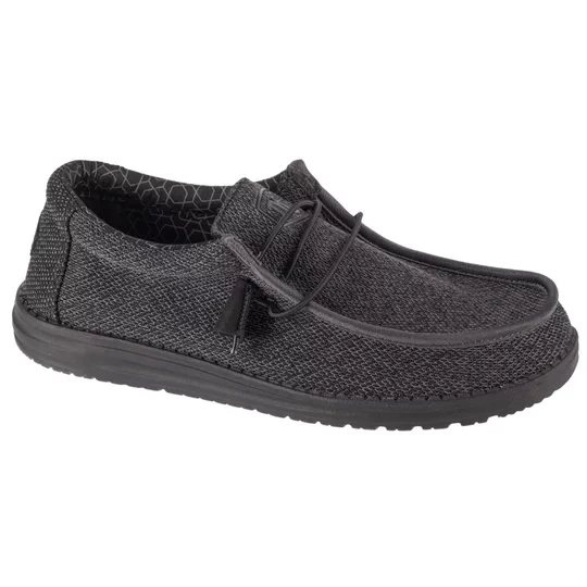 Zdjęcie produktu Hey Dude Wally Sox 40019-0XJ, Męskie, Czarne, buty sneakers, tkanina, rozmiar: 37