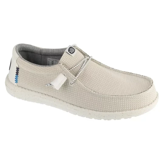 Zdjęcie produktu Hey Dude Wally Sport Mesh 40403-100, Męskie, Beżowe, buty sneakers, tkanina, rozmiar: 41
