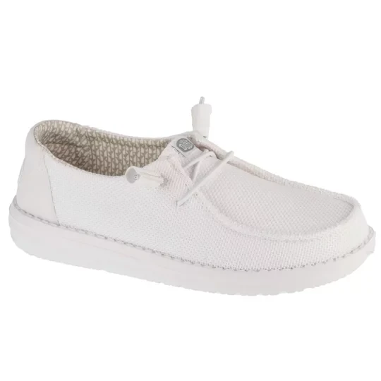 Zdjęcie produktu Hey Dude Wendy Stretch Sox 41878-100, Damskie, Białe, buty sneakers, tkanina, rozmiar: 36
