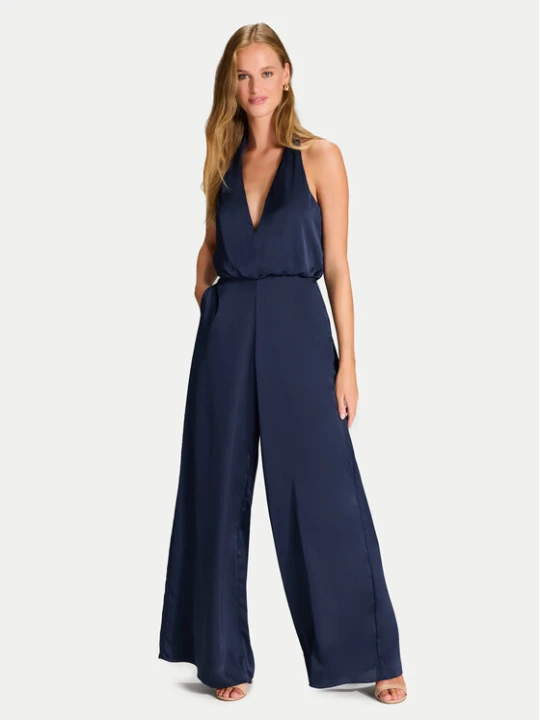 Zdjęcie produktu Hey Kyla Kombinezon 3AJ002HK Granatowy Wide Leg