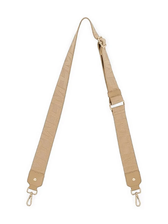 Zdjęcie produktu Hey Marly Pasek "Terry Pattern" w kolorze beżowym do torebki - dł. 120 cm rozmiar: onesize