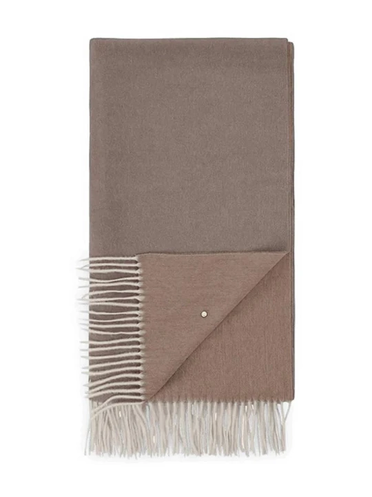 Zdjęcie produktu Hey Marly Wełniany szal "Classic" w kolorze beżowo-brązowym - 250 x 65 cm rozmiar: onesize