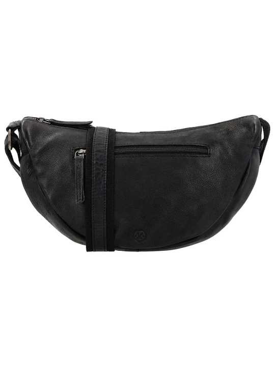Zdjęcie produktu HIDE & STITCHES Skórzana saszetka w kolorze czarnym - 32 x 17 x 10 cm rozmiar: onesize