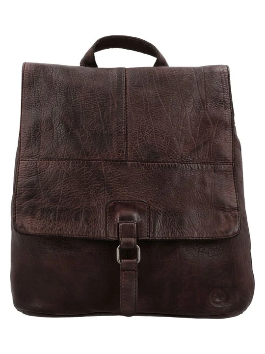Zdjęcie produktu HIDE & STITCHES Skórzany plecak w kolorze brązowym - 29 x 34 x 8 cm rozmiar: onesize