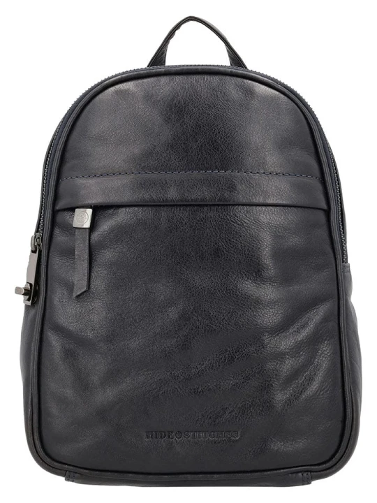 Zdjęcie produktu HIDE & STITCHES Skórzany plecak w kolorze czarnym - 20 x 27 x 12 cm rozmiar: onesize