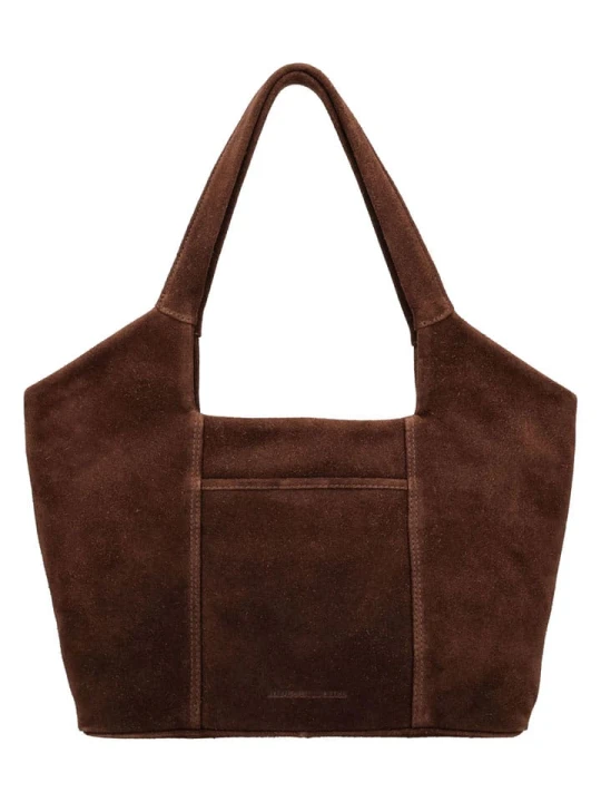 Zdjęcie produktu HIDE & STITCHES Skórzany shopper bag "Brazos" w kolorze brązowym - 47 x 27 x 15 cm rozmiar: onesize