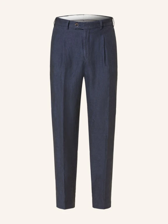 Zdjęcie produktu Hiltl Lniane Spodnie Chino Primo O Regularnym Kroju blau GRANATOWY